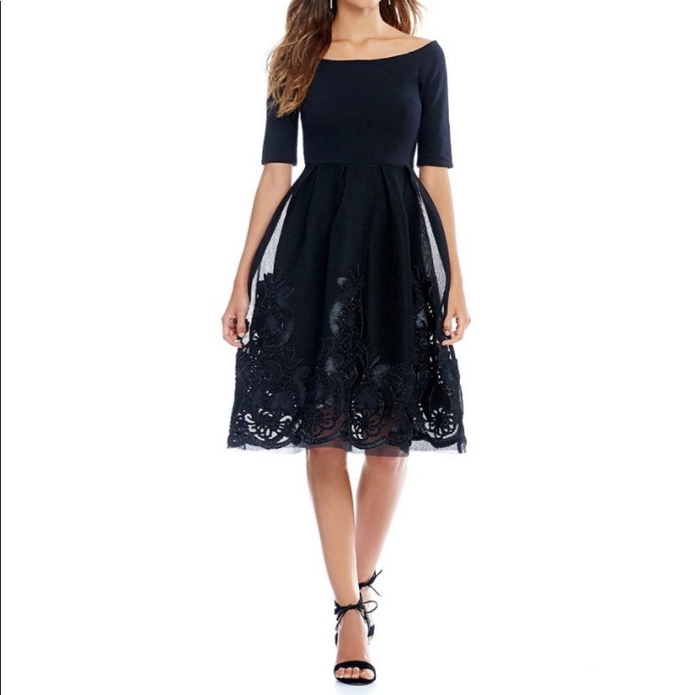 GIANNI BINI Dana Off-The-Shoulder Cocktail Dress S​